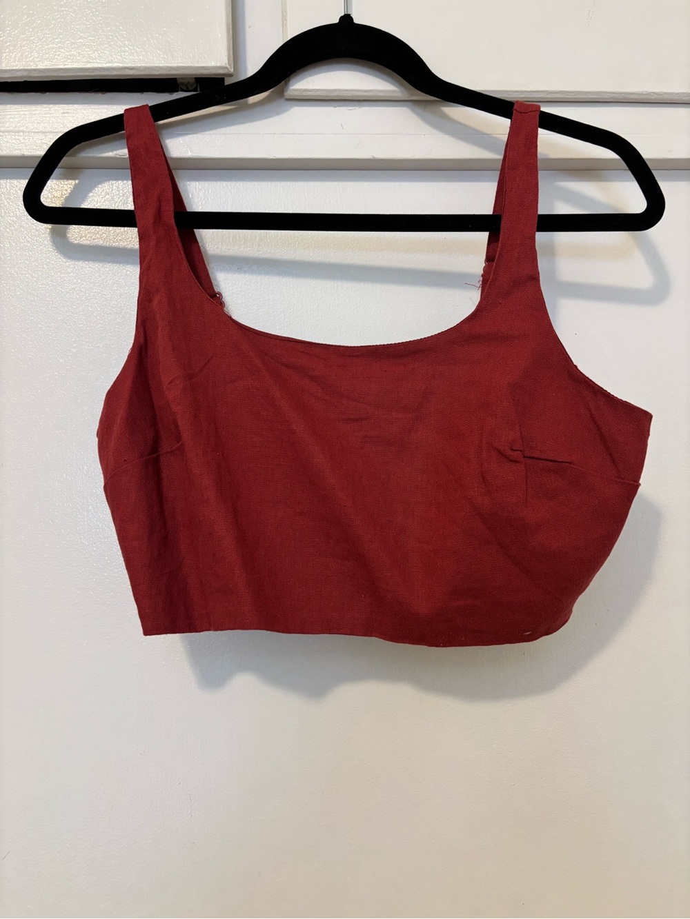 Harlow Brick Red Cropped Tank
